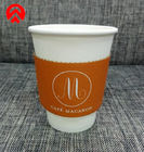 แขนเครื่องดื่มร้อนถ้วยกาแฟแขนเครื่องดื่มกาแฟ Boba Tea Cmyk Full Color