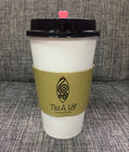 ถ้วยกาแฟ Takeaway กระดาษแข็งแขนความแข็งสูงด้วยขนาดที่กำหนดเอง