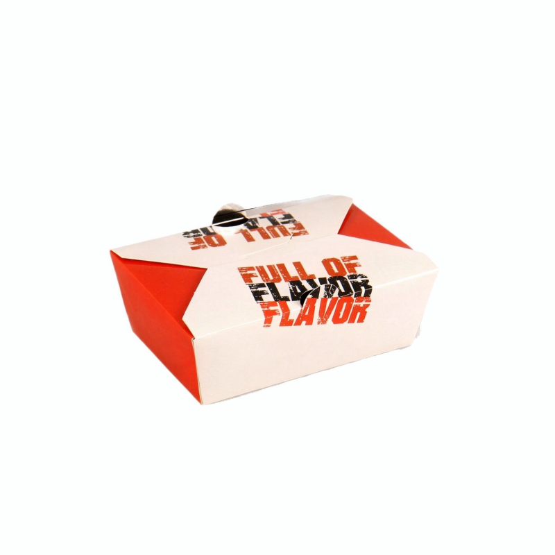 กล่องไก่ที่กระจายอัตโนมัติในทางพาณิชย์ ภาชนะรับประทานที่ทนทานต่อไขมันสําหรับไก่ทอด ปีก ไม้กลอง และคอตเล็ต (ปลีก)