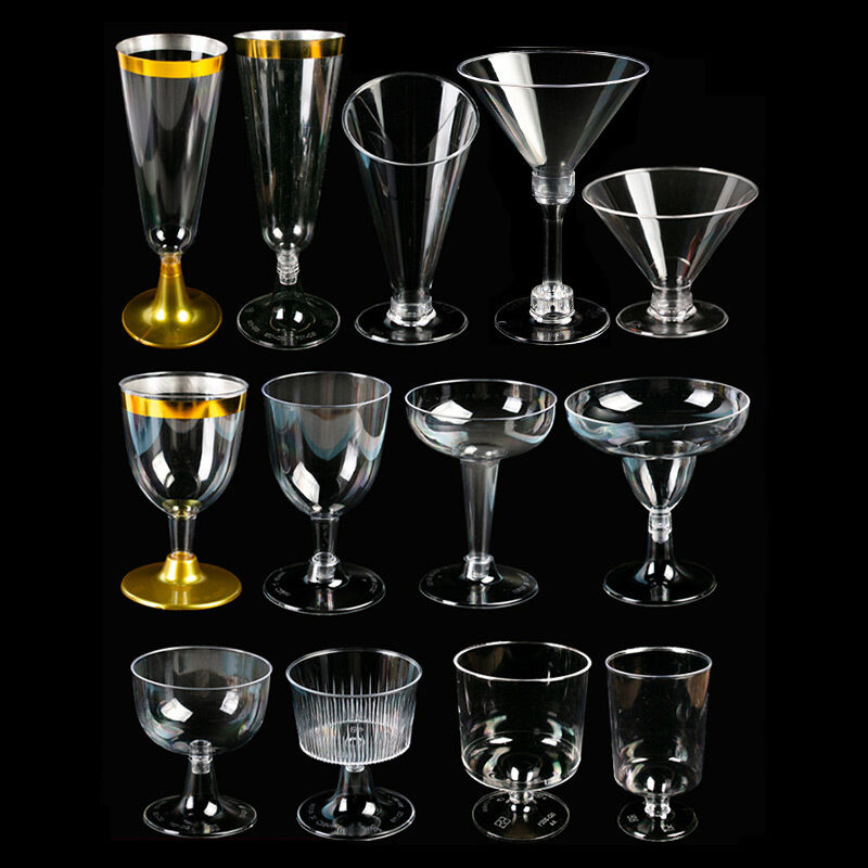 Wholesale Disposable Plastic Dessert Cups – Mousse Cup, Jelly Cup, Pudding Cup, Mini Champagne Glass, Square Cup