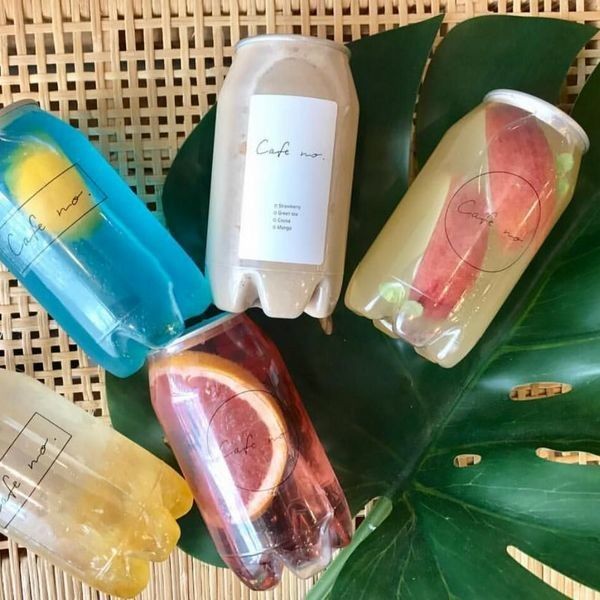 Bpa ฟรี 330 มิลลิลิตรสัตว์เลี้ยงพลาสติกขวดเครื่องดื่มสามารถสำหรับ Boba ชาไวน์เป็นมิตรกับสิ่งแวดล้อม