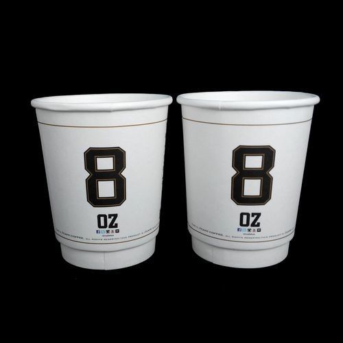 เครื่องดื่มถ้วยกาแฟทิ้ง 20 ออนซ์พร้อมฝาปิดร้านค้าหมึก Boba เกรดอาหาร