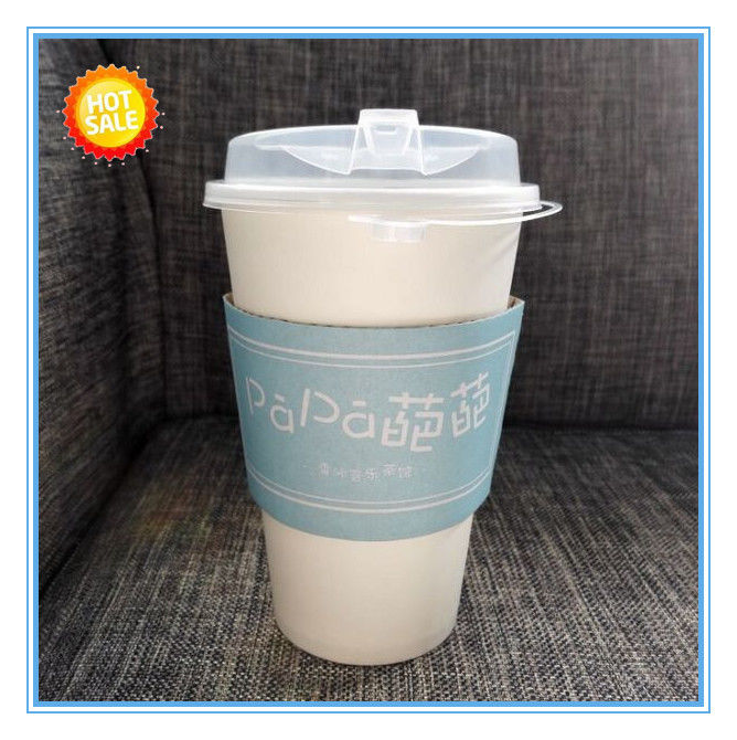แขนเครื่องดื่มร้อนถ้วยกาแฟแขนเครื่องดื่มกาแฟ Boba Tea Cmyk Full Color