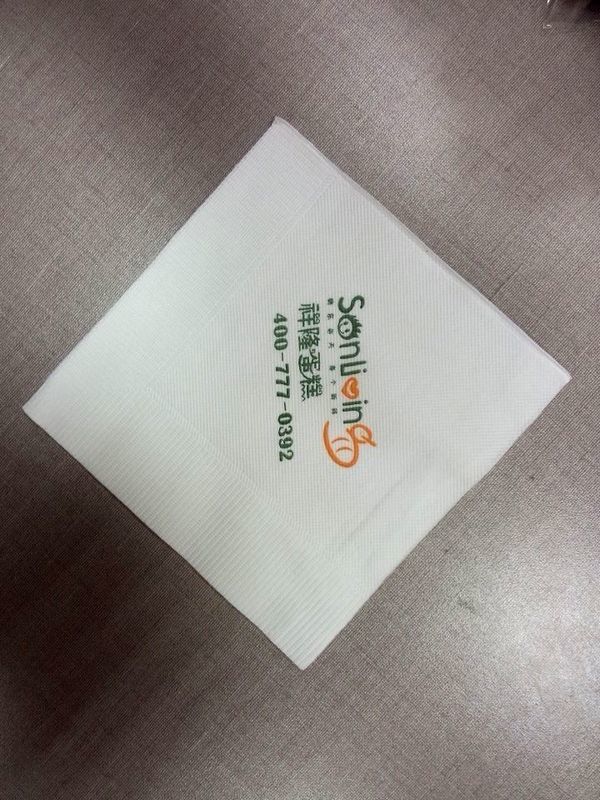 Boba Tea Shop ผ้าเช็ดปากตาราง, เนื้อเยื่ออาหารค่ำผ้าเช็ดปากเยื่อกระดาษบริสุทธิ์ Full Color