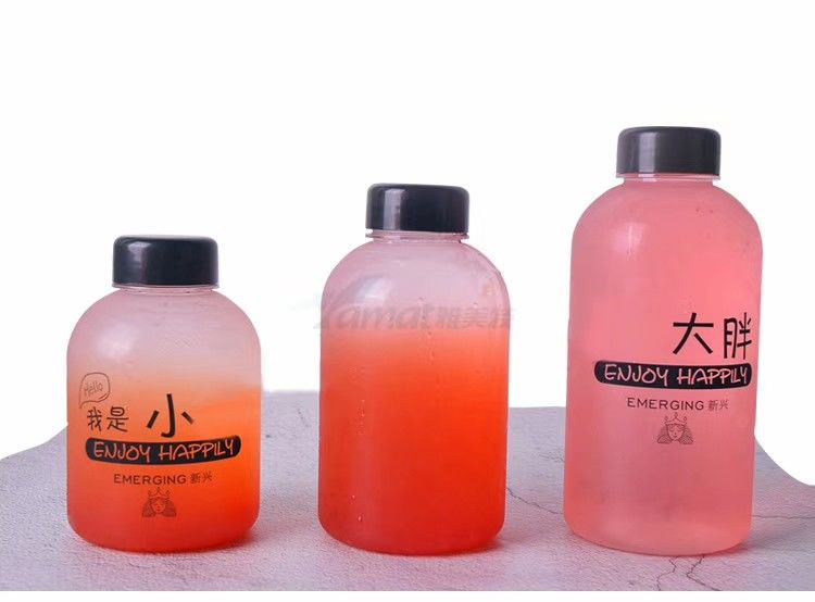 ร้านของหวานสแควร์ขวดนมชานม Take Away ขวด 500 มล. สำหรับ Boba และน้ำผลไม้