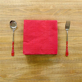 ร้านอาหารผ้าเช็ดปากเนื้อเยื่อกระดาษเยื่อไม้สองชั้นเวอร์จินผ้าเช็ดปากค็อกเทล